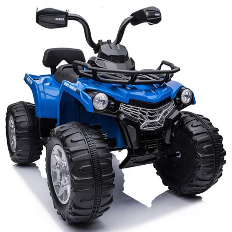 Amsham - 12V Quad Ride On Bike - Blue