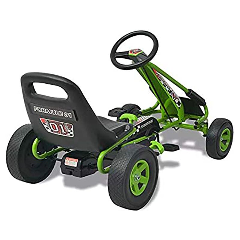 Amsham - Go Kart Kids Ride On Pedal Car - Green