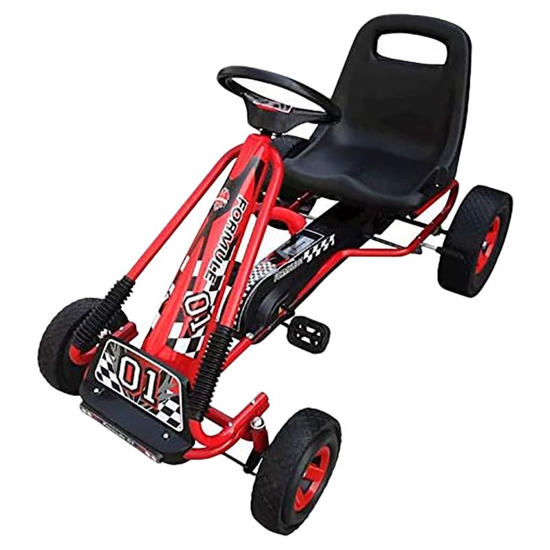 Amsham - Go Kart Kids Ride On Pedal Car - Red