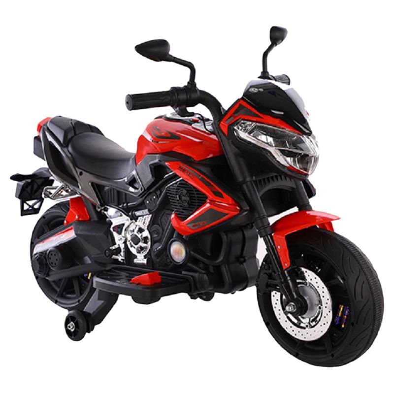 Amsham - 12V Ride On Motor Bike - Red