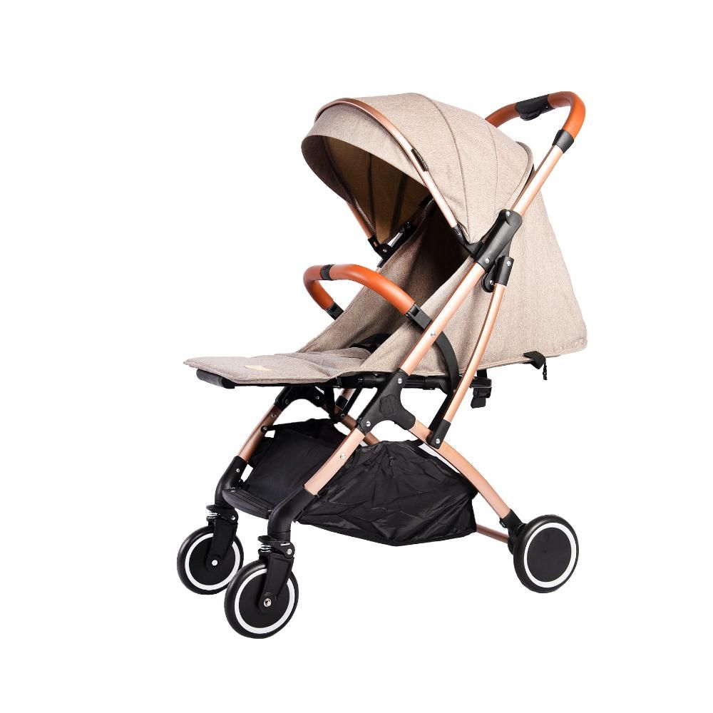 Bumble & Bird - Travel Light Cabin Stroller - Beige (0-15kg)