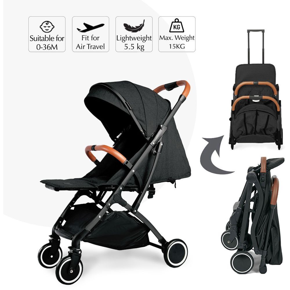 Bumble & Bird - Travel Light Cabin Stroller - Black