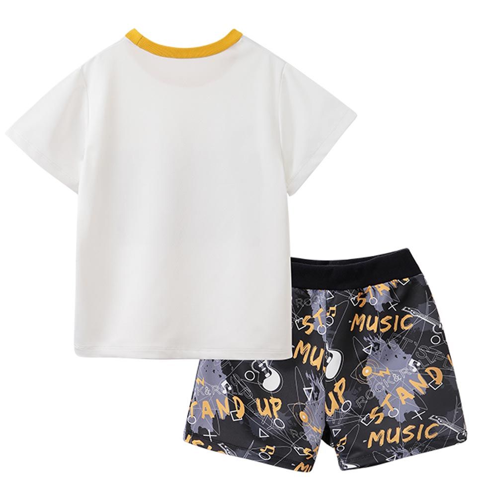 Sugar Rush - 2pc-Set - Round Neck T-Shirt & Shorts