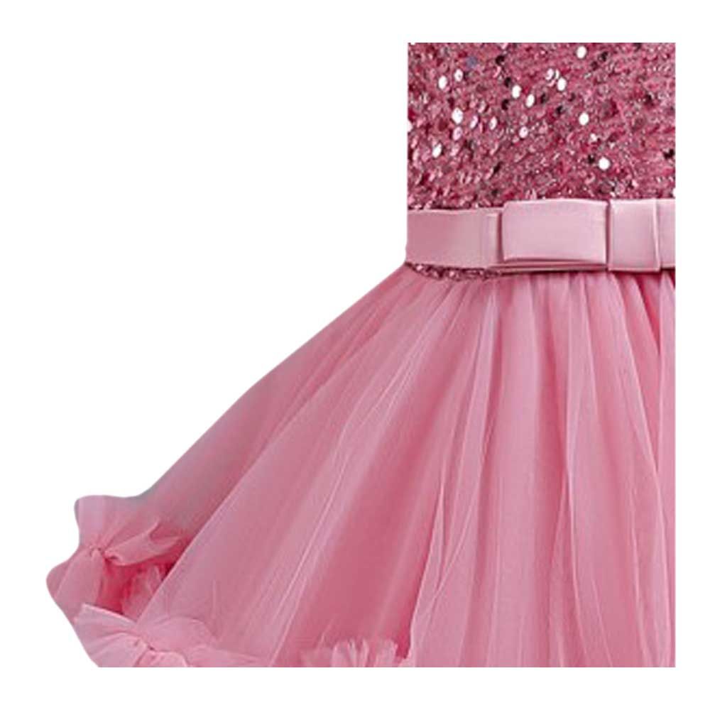 Sugar Rush - Embellished V-Neck Party Dress - Pink