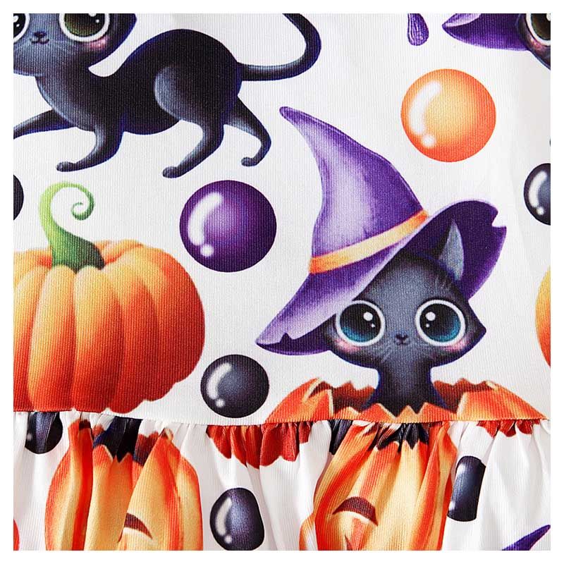 Sugar Rush - Halloween Square-Neck Sleeveless Jumpsuit