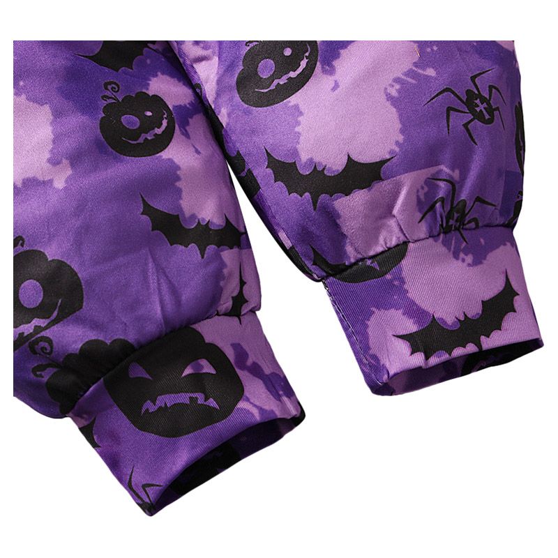 Sugar Rush - Halloween Square-Neck Sleeveless Jumpsuit - Purple