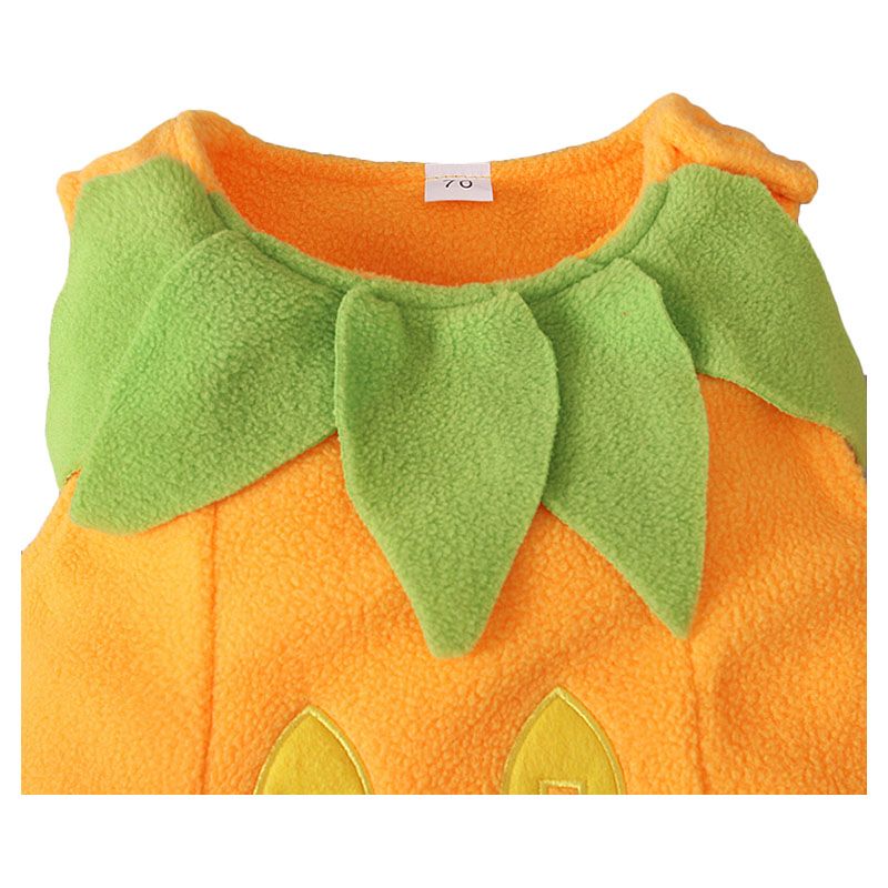 Sugar Rush - Halloween Round Neck Onesie w/ Cap - Orange