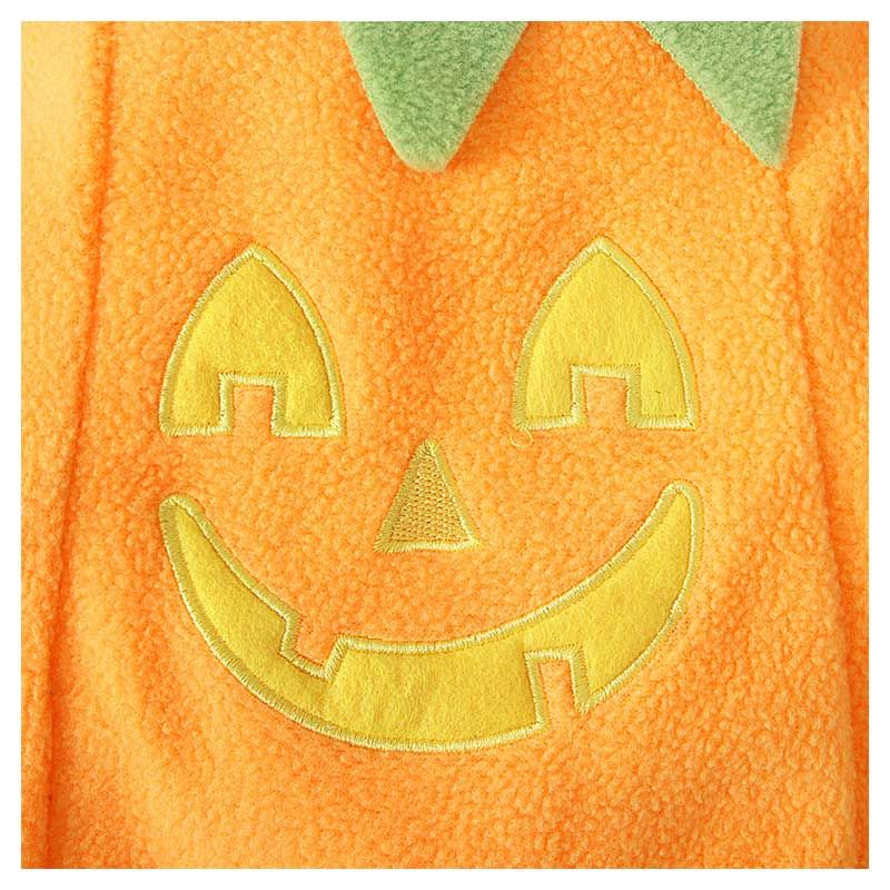 Sugar Rush - Halloween Round Neck Onesie w/ Cap - Orange