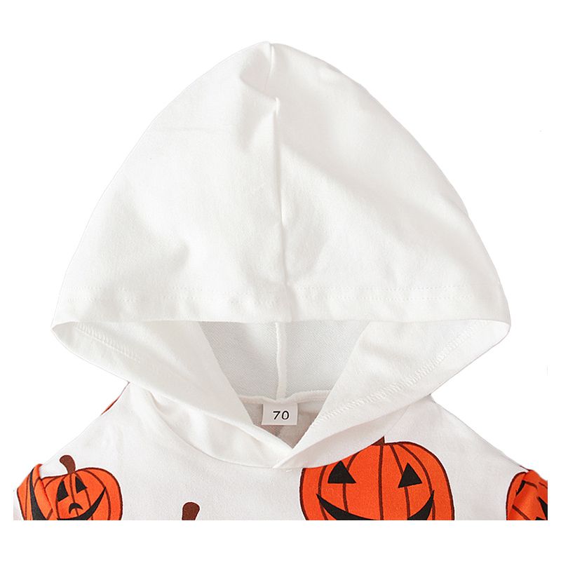 Sugar Rush - Halloween Hoodie Full Sleeves Onesie - Orange