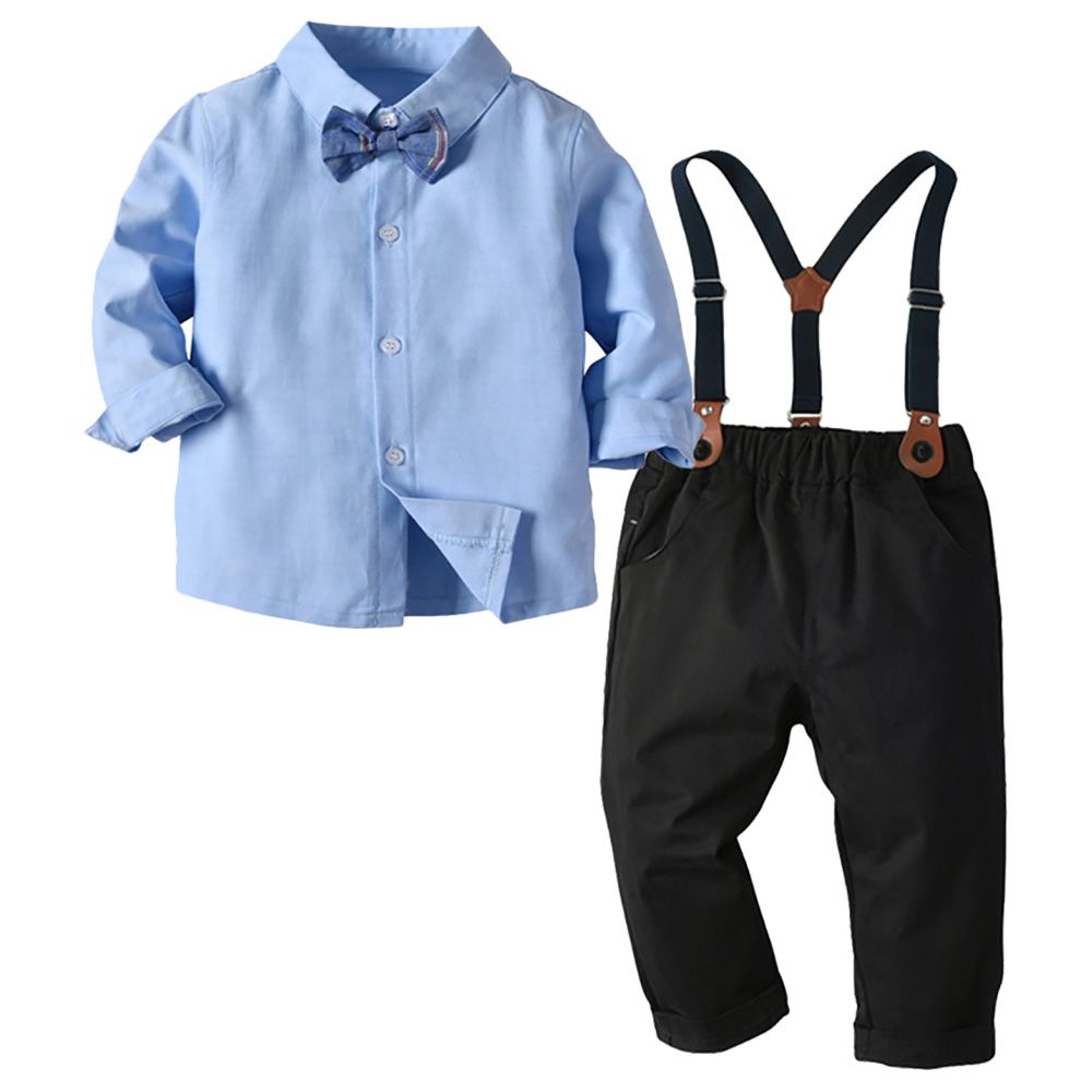 Sugar Rush - 2pc-Set - Full Sleeves Shirt & Pants - Blue