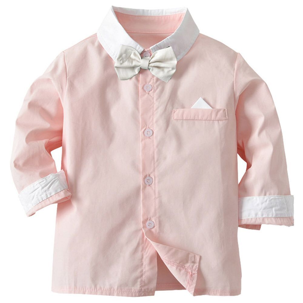 Sugar Rush - Classic Suit Top & Bottom 4pc-Set - Pink_1-5y