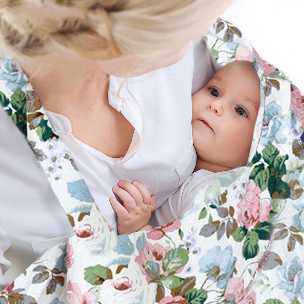 Blooming Blossom - Breathable Nursing Cover Floral (Exclusive)