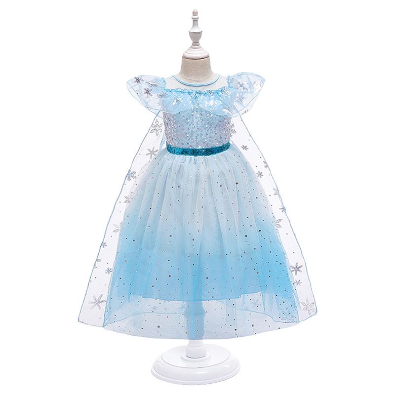 Sugar Rush - Embellished Regular Sleeveless Dress - Blue