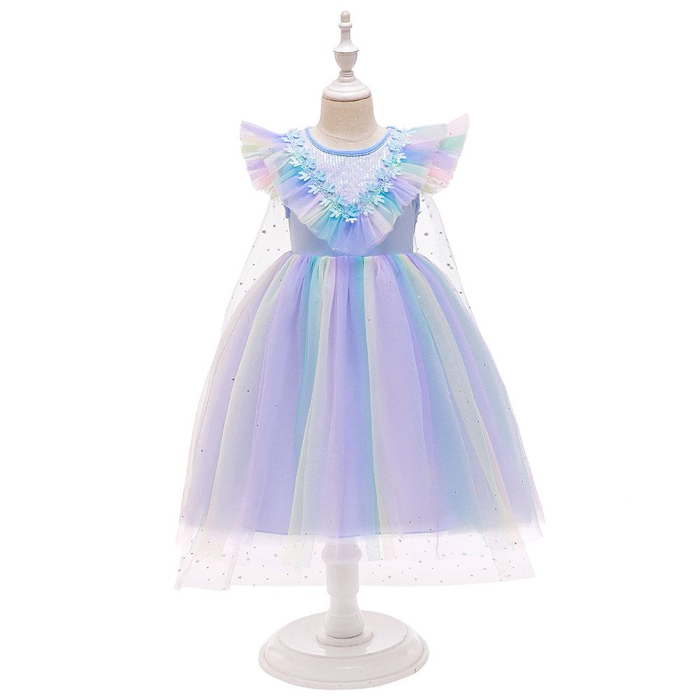 Sugar Rush - Embellished Sleeveless Dress_3-11y - Blue