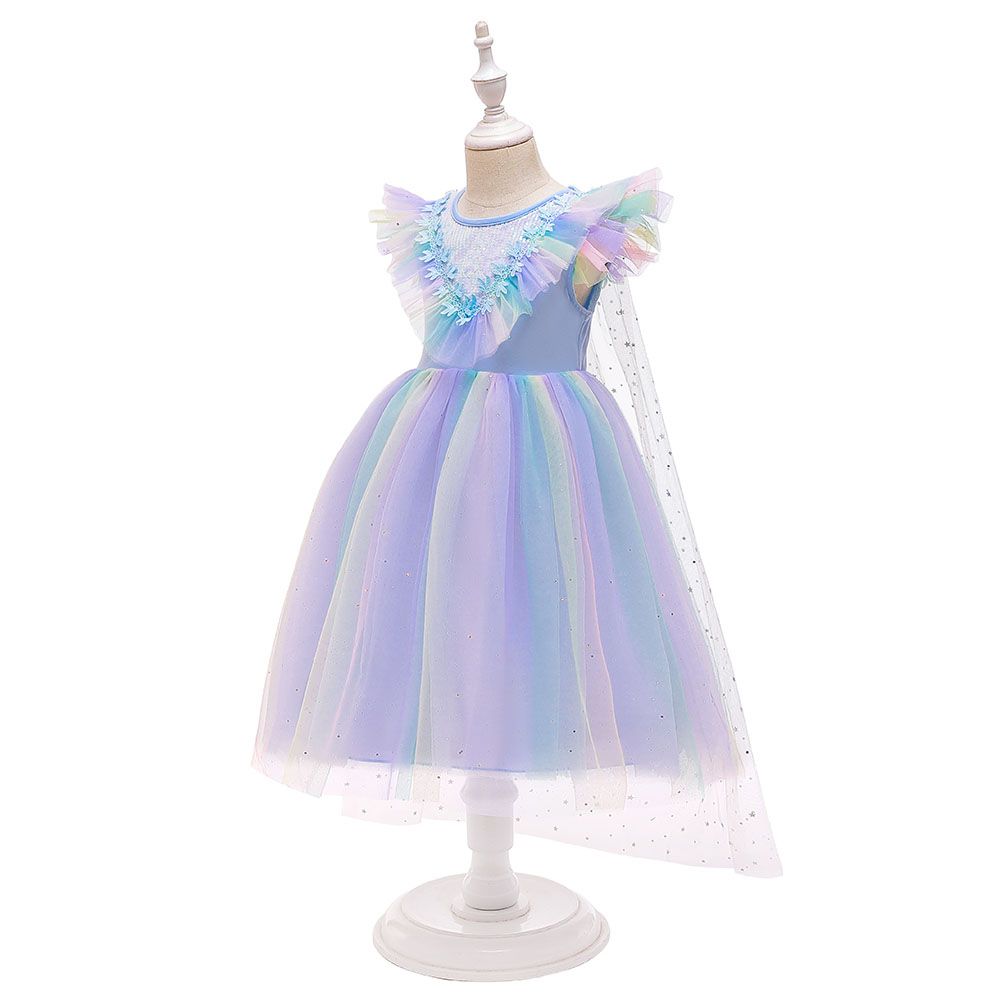 Sugar Rush - Embellished Sleeveless Dress_3-11y - Blue