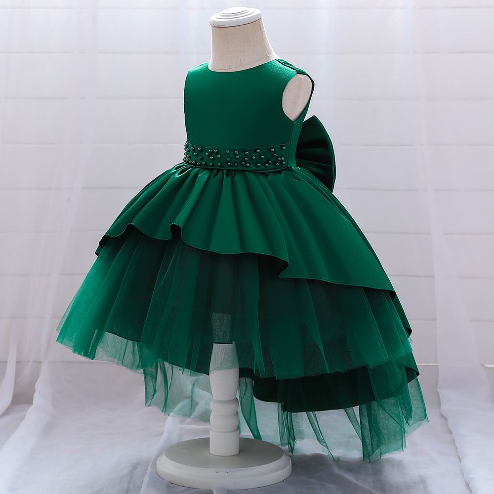 SUGAR RUSH - Embellished Regular Layered Dress - Green