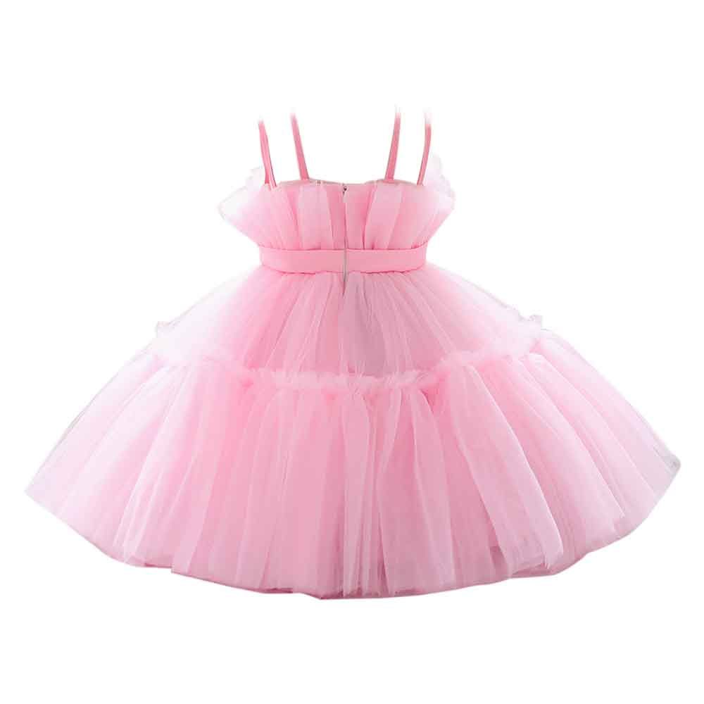 Sugar Rush - Fit & Flare Sleeveless Party Dress - Pink