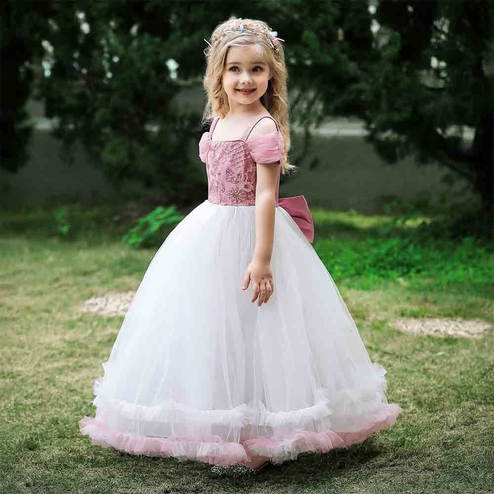 Sugar Rush - Laced Regular Short Sleeves Party Dress - Pink