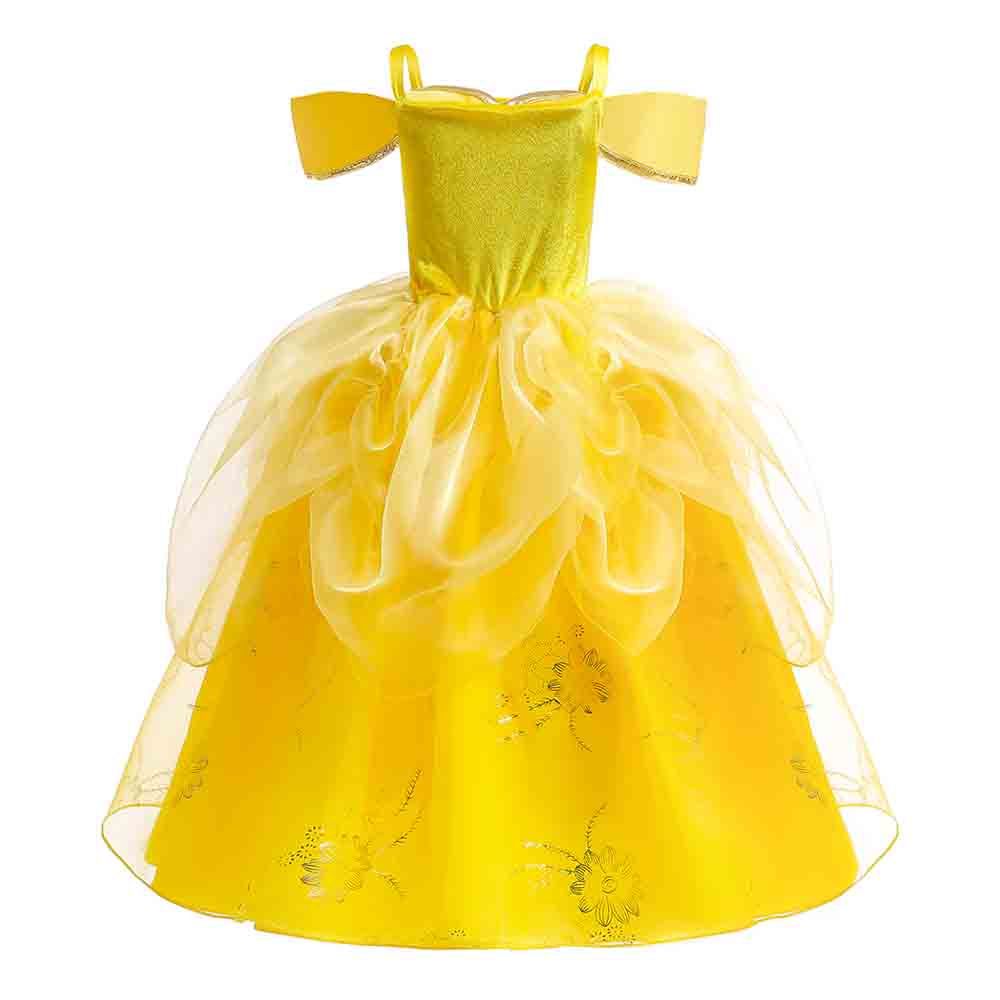 Sugar Rush - Embellished Cold-Shoulder Party Dress - Yellow