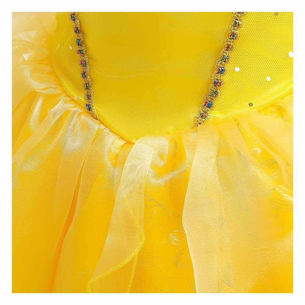 Sugar Rush - Embellished Cold-Shoulder Party Dress - Yellow