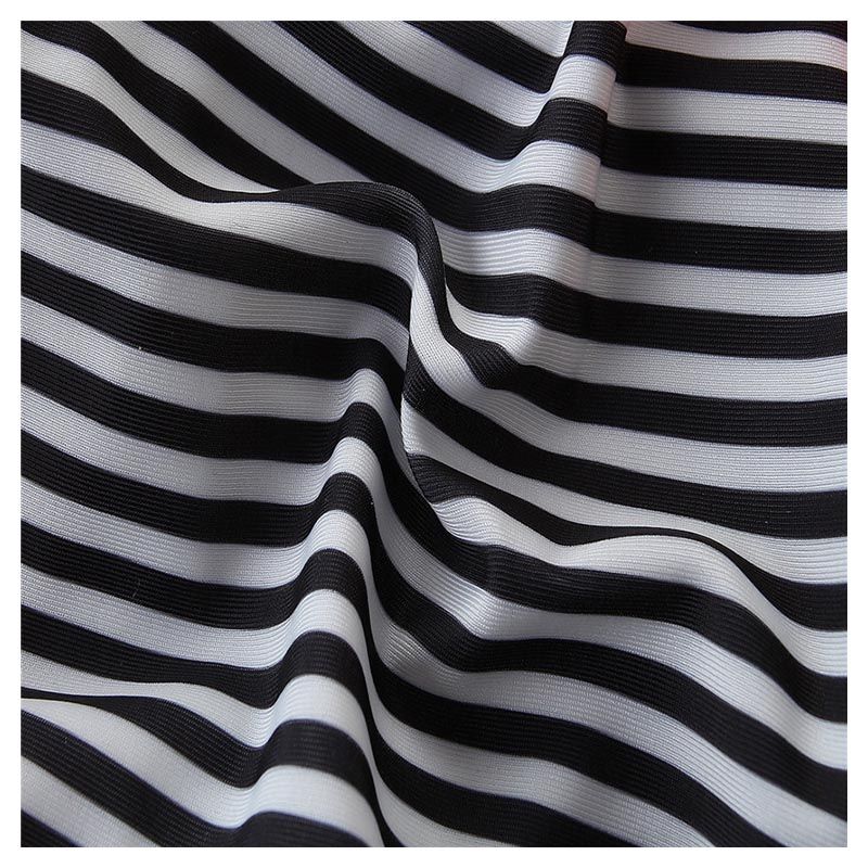 SUGAR RUSH - Striped Body Square Neck Sleeveless Swimwear