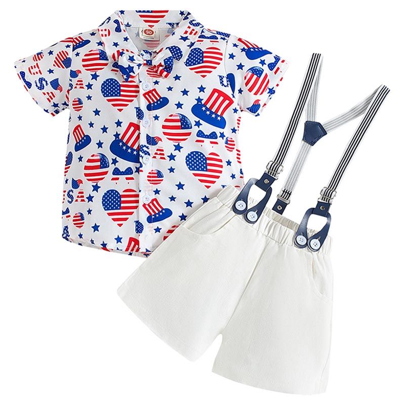 Sugar Rush - 2pc-Set - Short Sleeves Shirt & Shorts