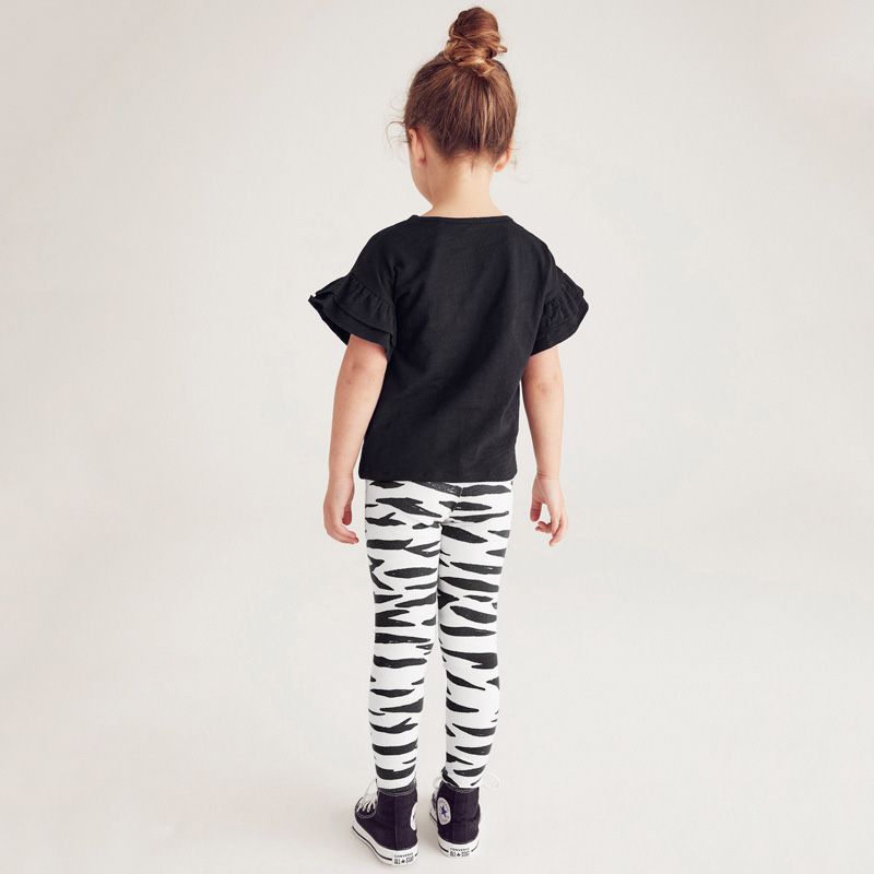 Sugar Rush - 2pc-Set - Short Sleeves T-Shirt & Leggings - Black