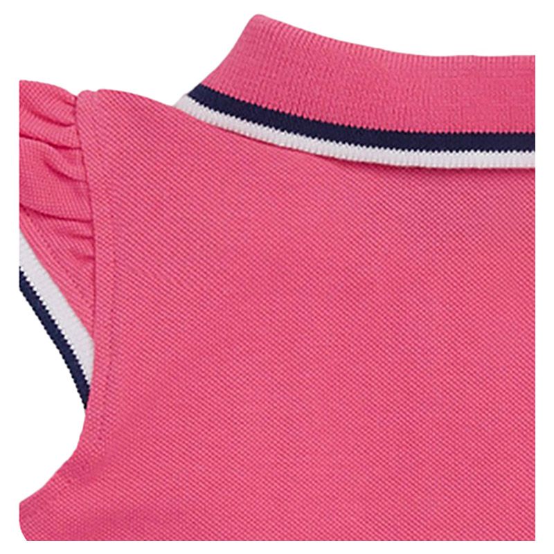 Sugar Rush - Colorblocked Regular Classic Cap Sleeves Top & Bottom Sets - Pink