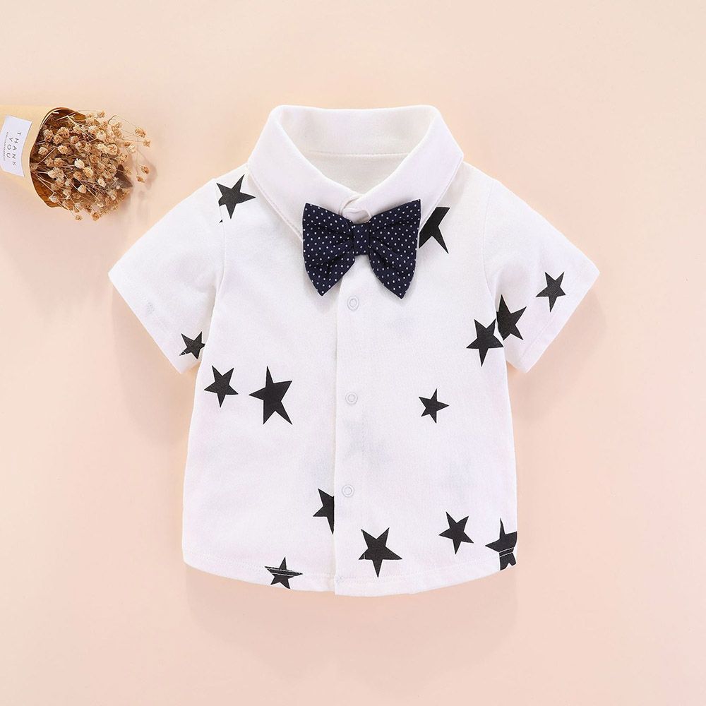 Sugar Rush - Stars Printed Classic Combo Set - Navy_3m-24m