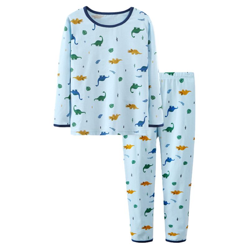 Sugar Rush - 2pc-Set - Boys Dino Print Sleepwear - Blue