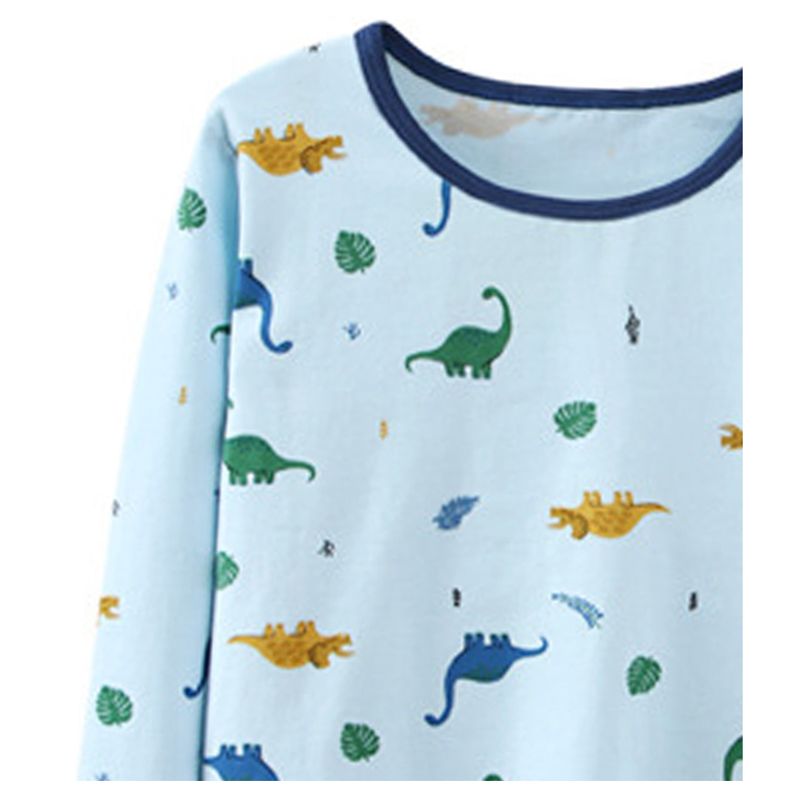 Sugar Rush - 2pc-Set - Boys Dino Print Sleepwear - Blue