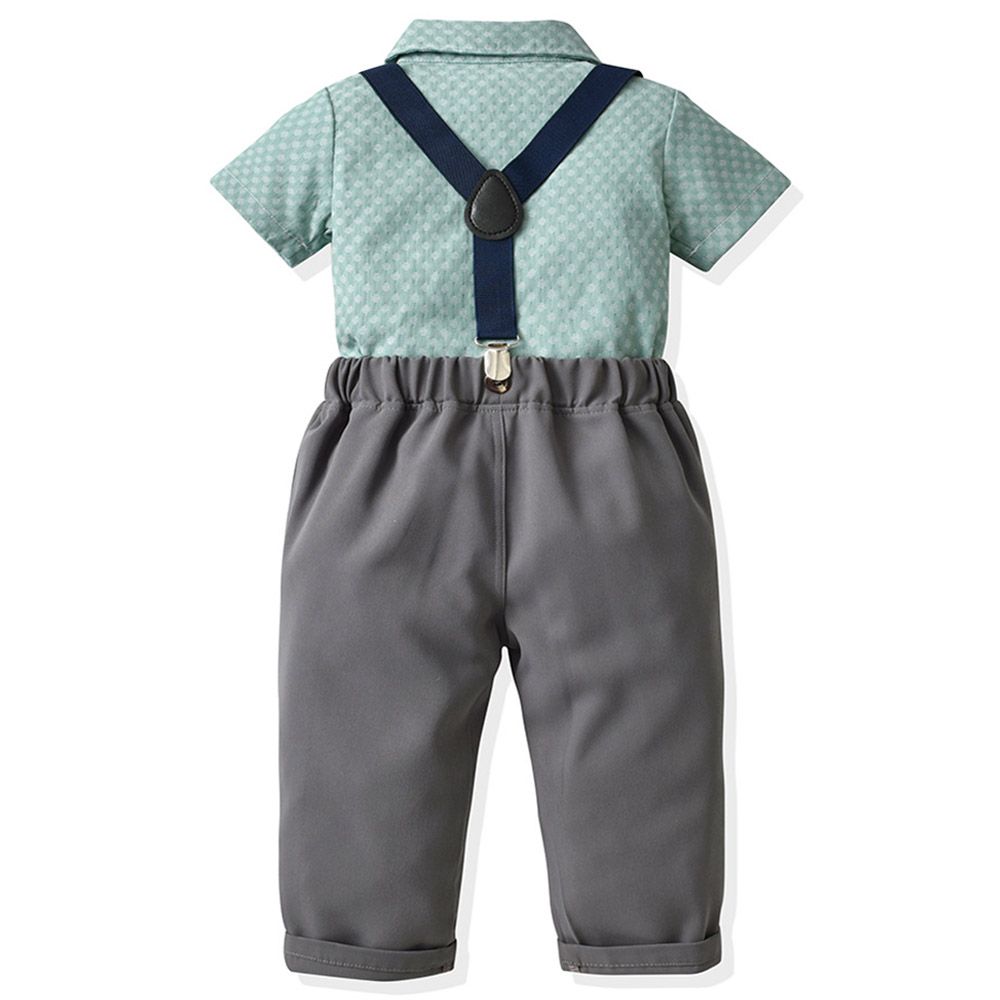 Sugar Rush - 2pc-set - Boys Printed Shirt & Pants - Green