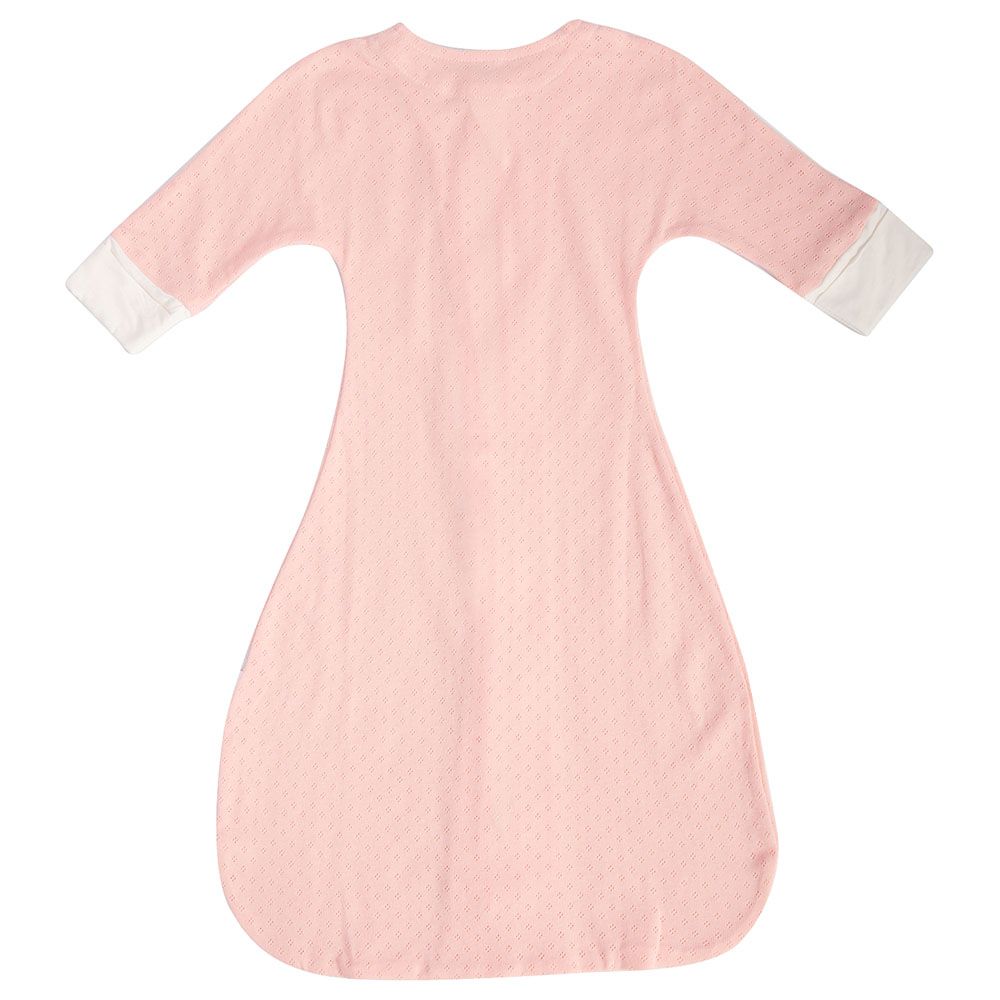 Tiny Toes - Baby Girls Solid Long Sleeves Swaddle - Pink (Exclusive)