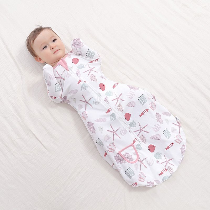 Tiny Toes - Baby Girls Printed Swaddle - Pink (Exclusive)