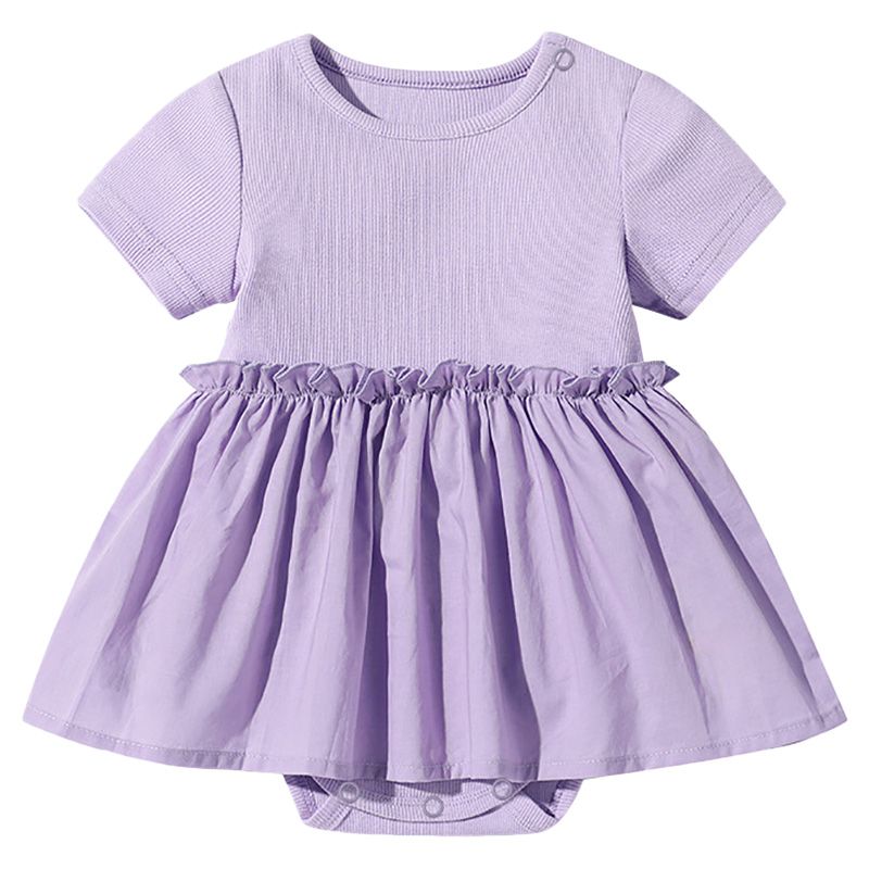 Sugar Rush - Girls Short Sleeves Bodysuit - Purple