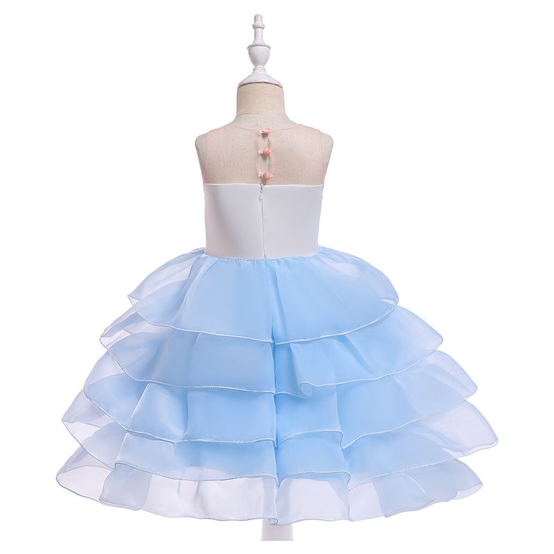 Super Cute - Unicorn Sleeveless Party Dress - Blue