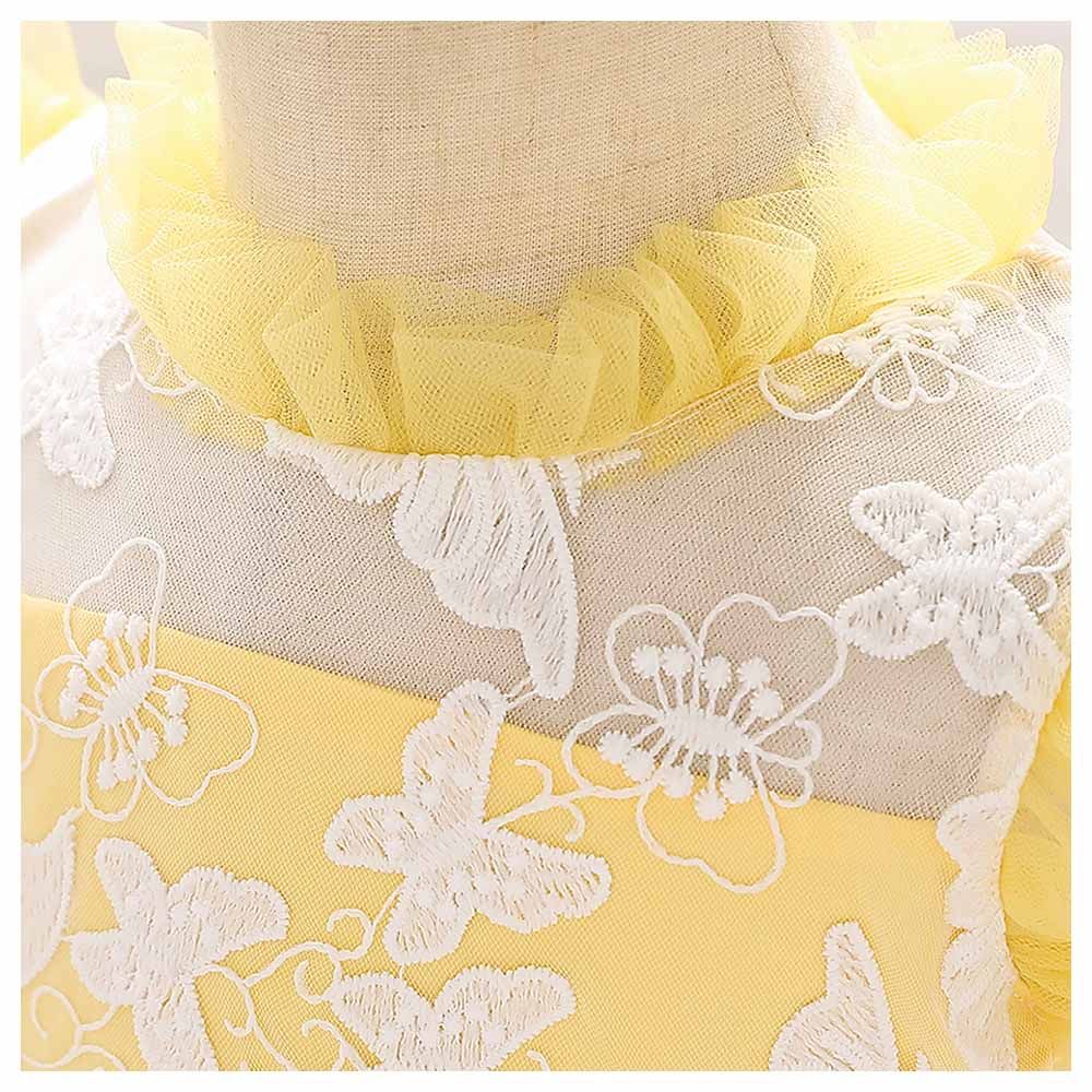 Sugar Rush - Lovely Yellow Sleeveless Party Dress_0m-24m