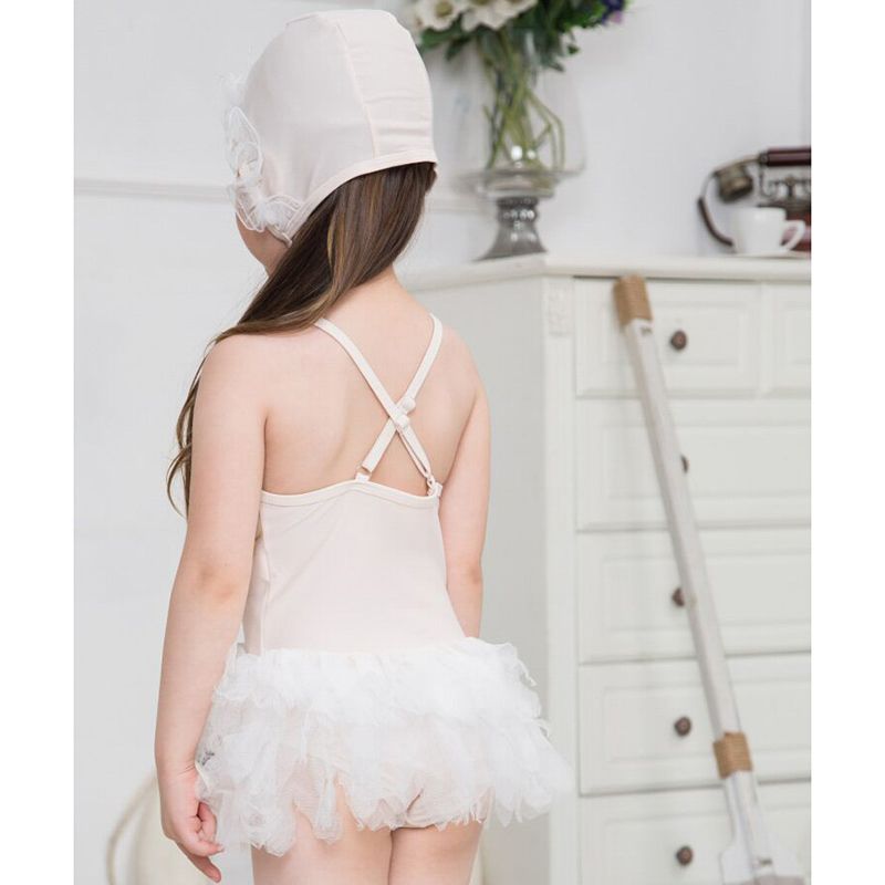 Sugar Rush - Swan-Theme 1-pc Swimwear + Swimcap