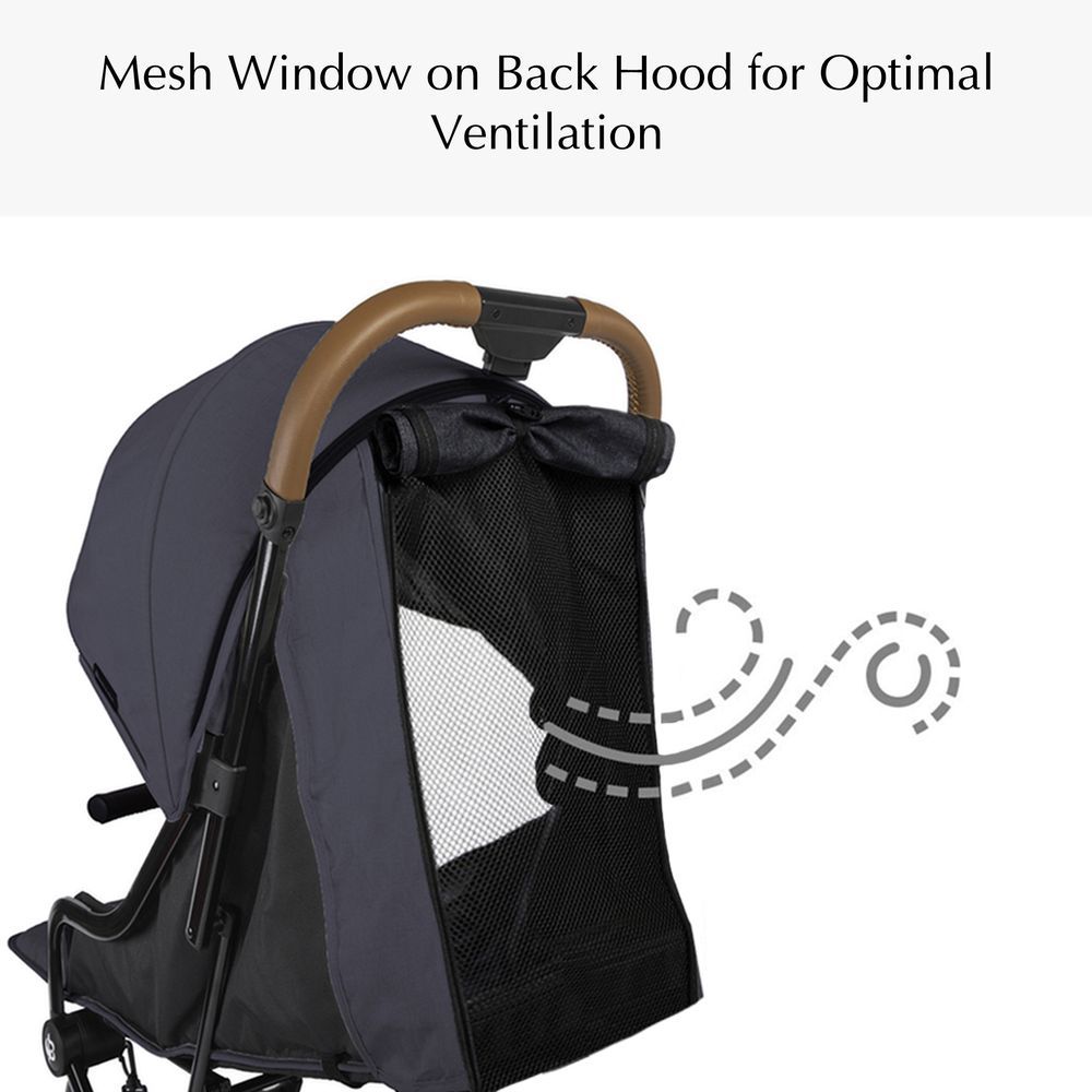 Bumble & Bird - Robin Lightweight Travel Stroller - Dark Grey