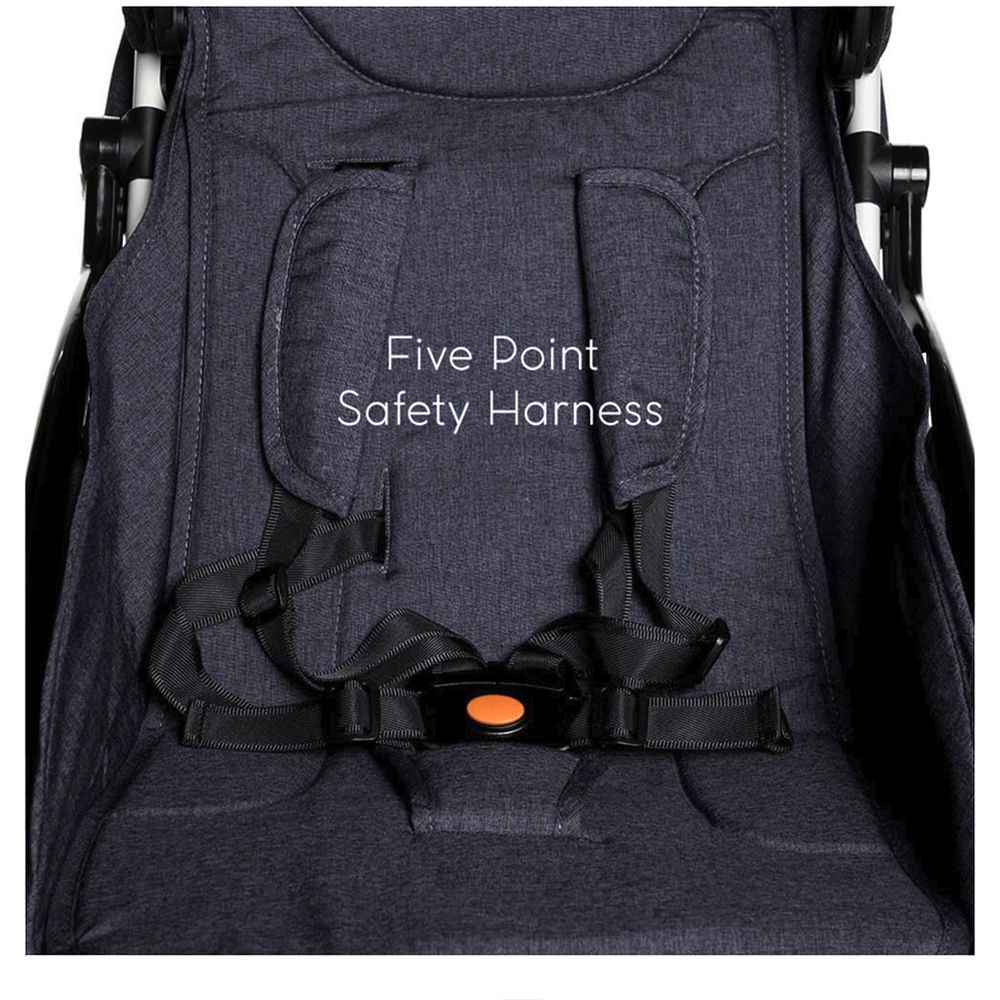 Bumble & Bird - Robin Lightweight Travel Stroller - Dark Grey