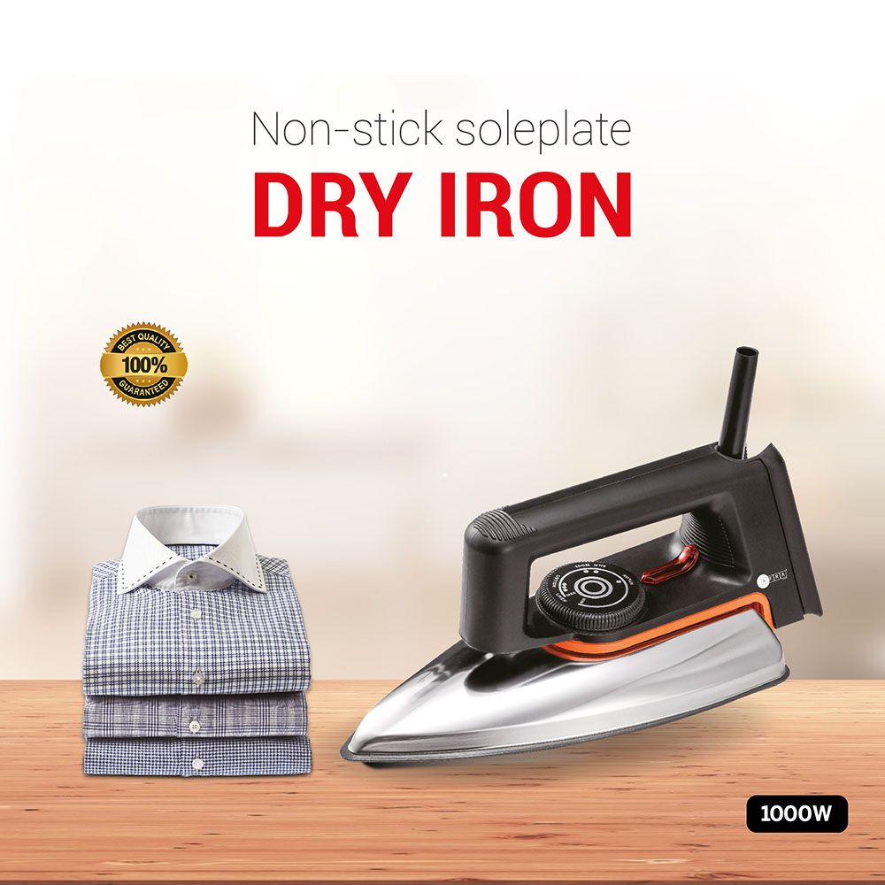 Afra - Japan Dry Iron - Black - 1000W