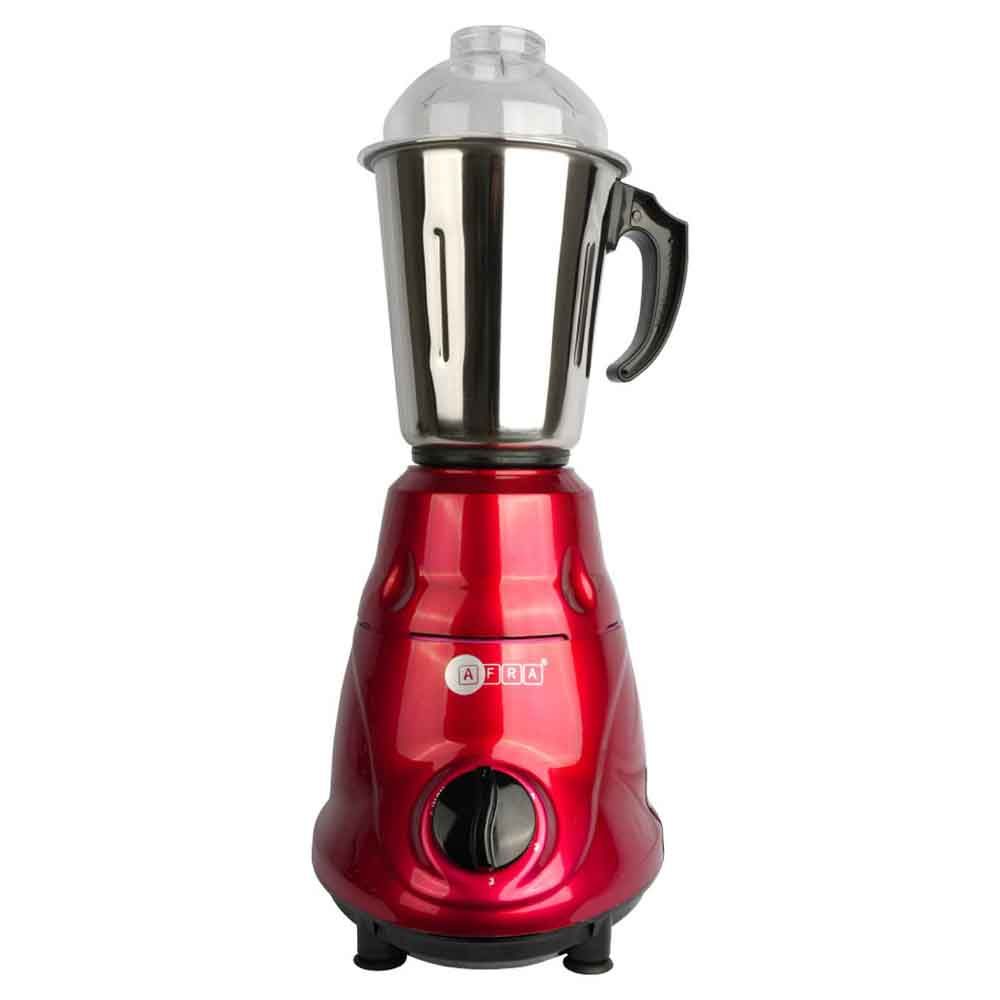 Afra - 3-in-1 Japan Heavy-Duty Mixer Grinder 2900ml 550W - Red