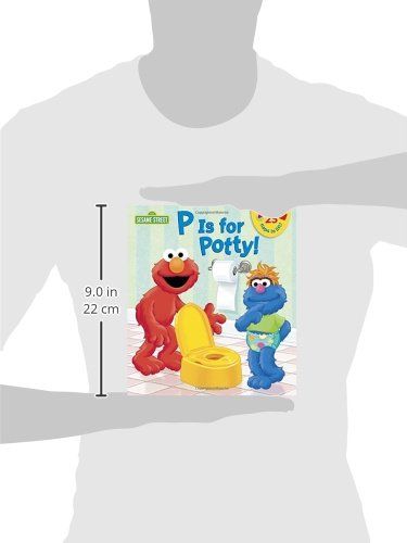 كتاب رفيع أثناء استعمال الطفل للنونية" P is for Potty" من سسامي ستريت