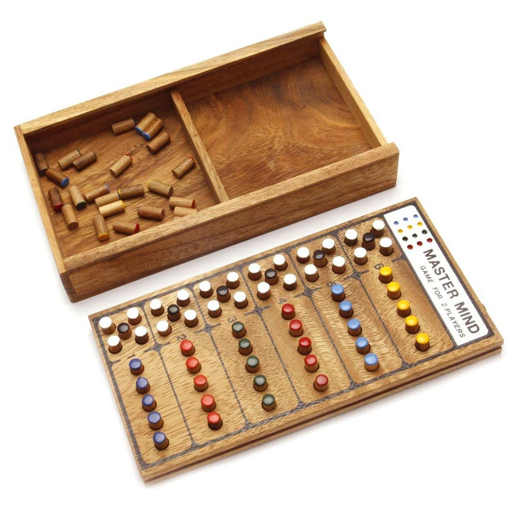 Pressman - MasterMind Wooden Brain Teaser Game