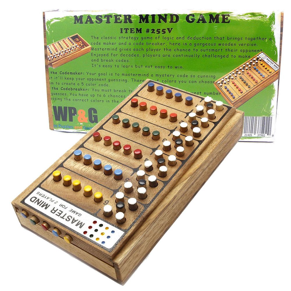 Pressman - MasterMind Wooden Brain Teaser Game