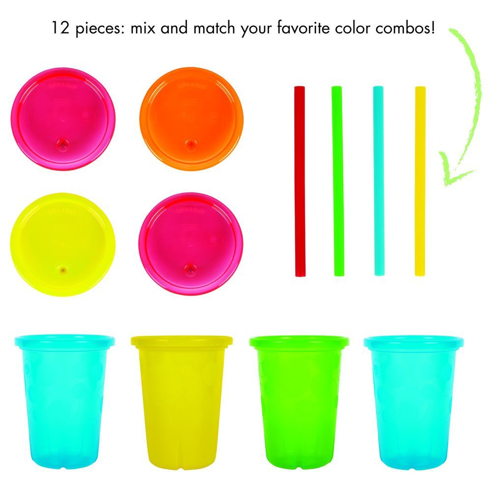 The First Years - Take & Toss - Straw Sippers 10oz. - Bundle of 2