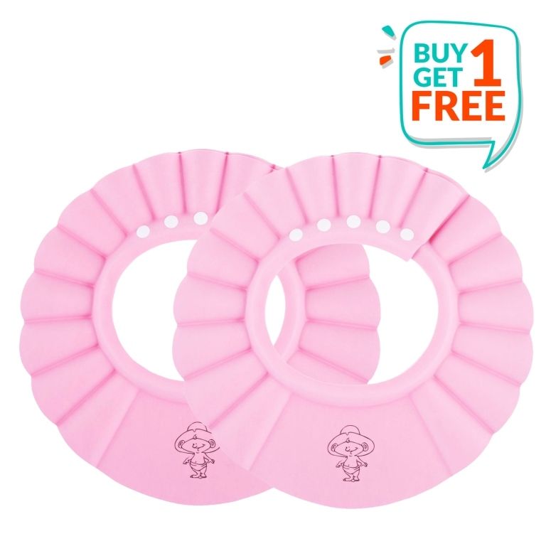 Pixie - Baby Shampoo & Shower Protection Cap - Pink (Buy 1 Get 1 Free)