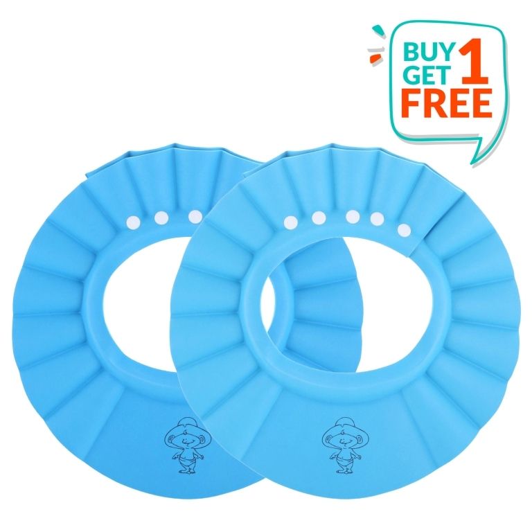 Pixie - Baby Shampoo & Shower Protection Cap - Blue (Buy 1 Get 1 Free)