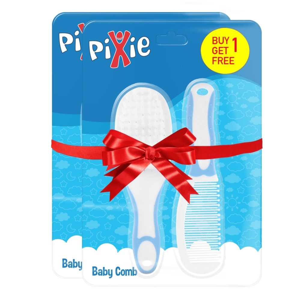 Pixie - Comb Set - White & Blue (Buy 1 Get 1 Free)