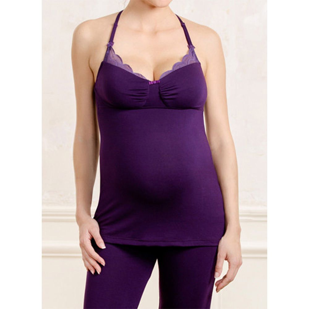 Cache Coeur - Maternity & Nursing Top Serenity Blueberry